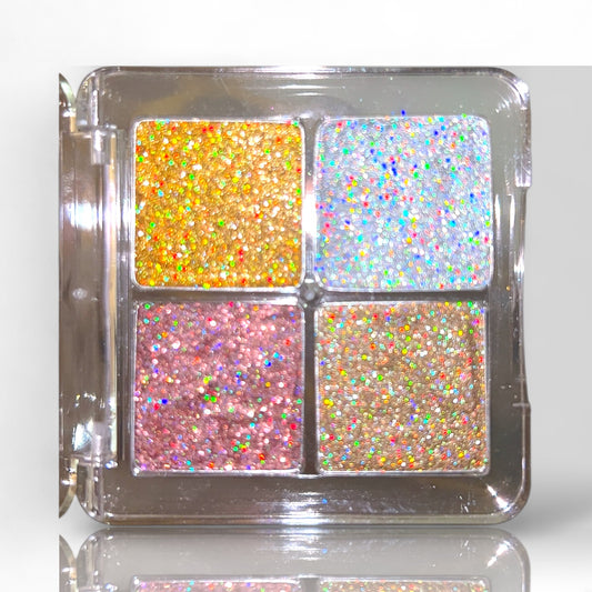 Glittereyes Heiress Handmade Pressed Glitters Palette
