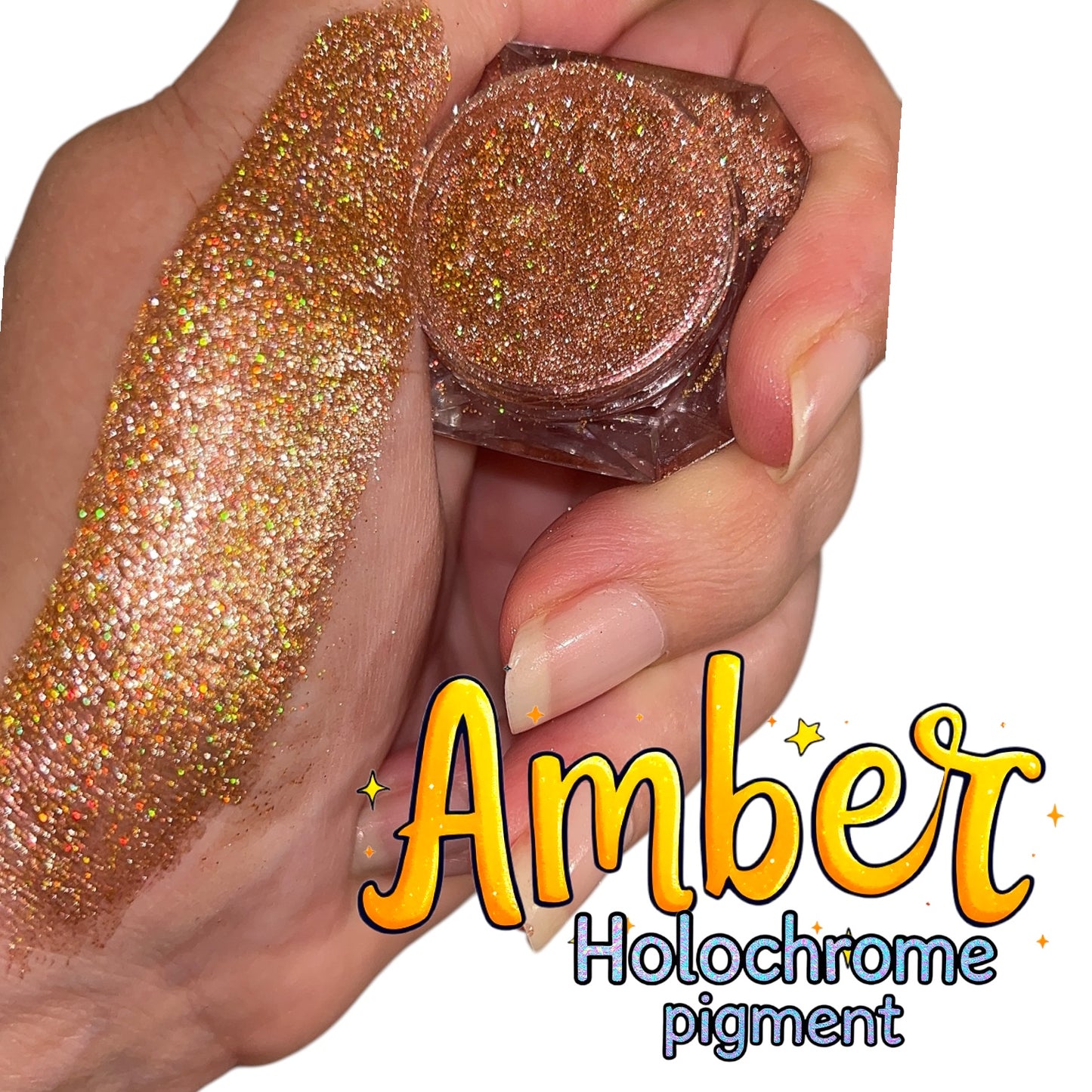 Magical Makeup Amber Sparkling Holochrome Loose Eyeshadow 0.5g